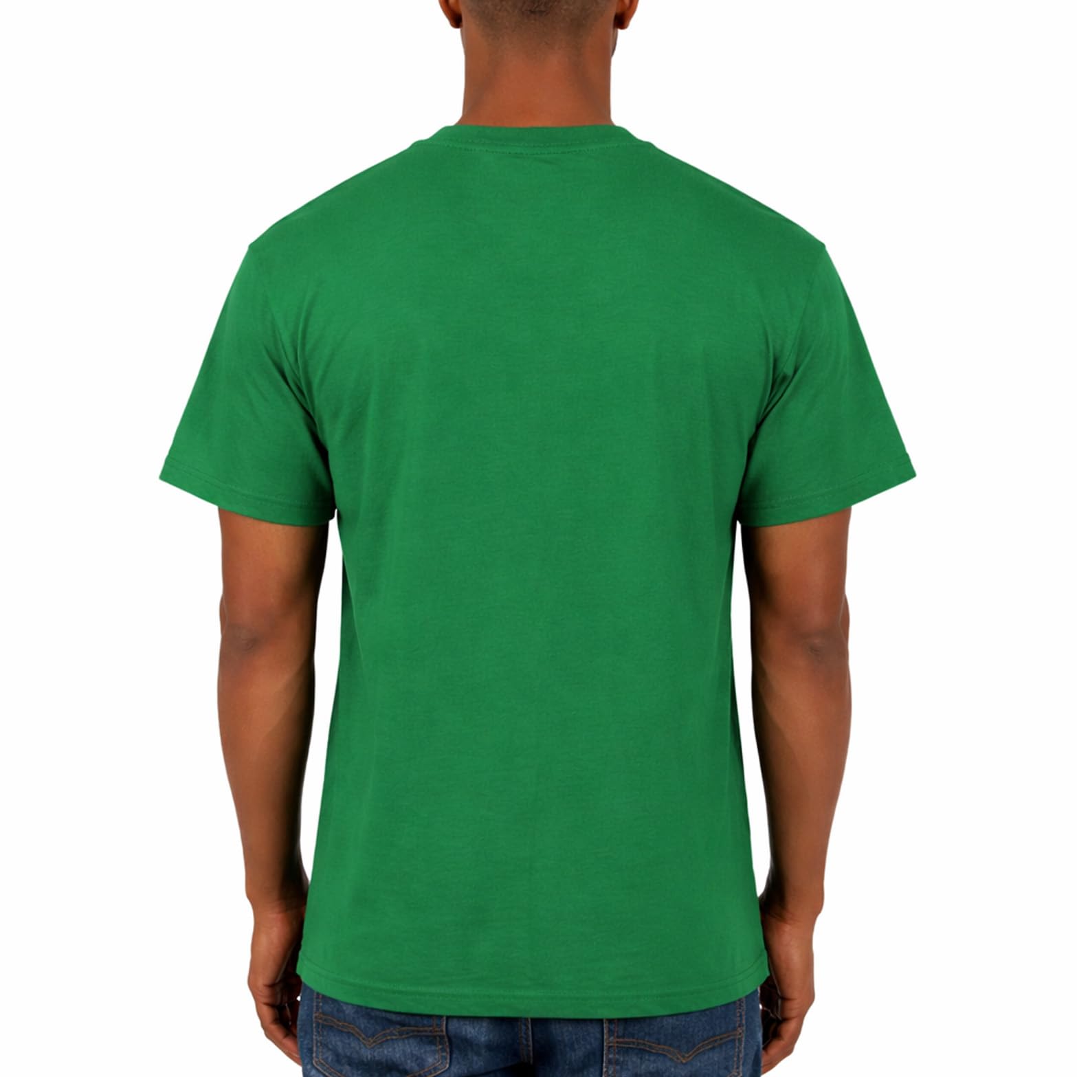 Junk Food NBA - Core Stacked Adult SS T-Shirt, Kelly Green - Image 3