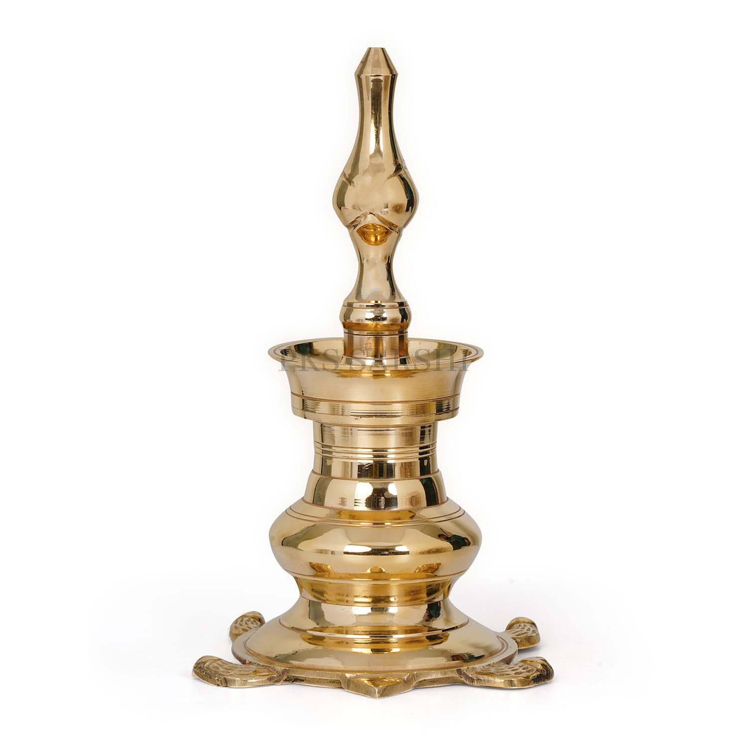 Handcrafted Tortoise Brass Oil Lamp – Traditional Deepam for Pooja and Home Décor-image-42