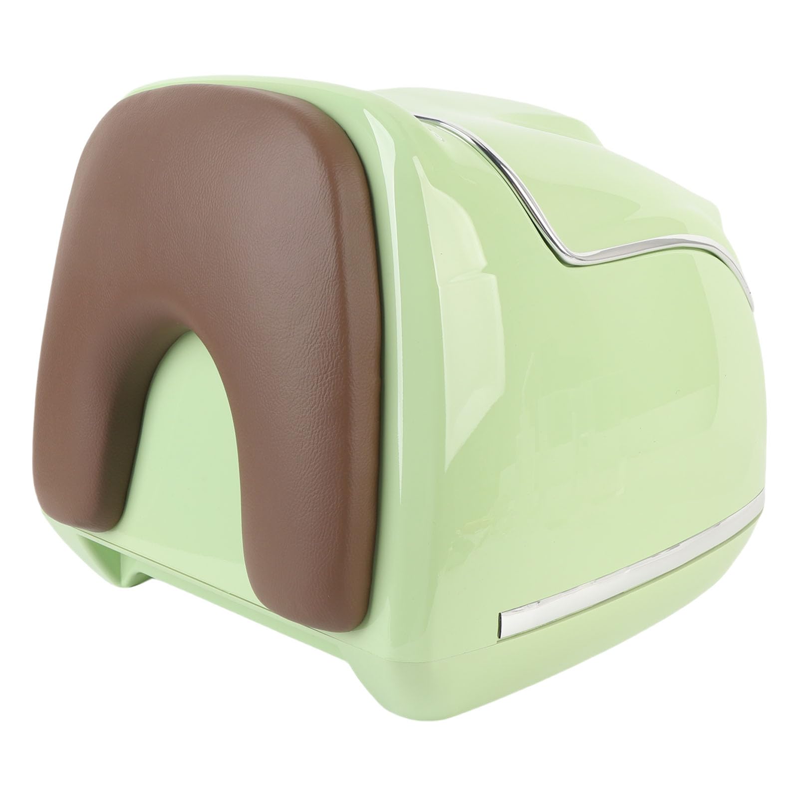 Dioche Coffre de L Top Case tanche Ajustement Universel avec Plaque de Base de Verrouillage Cl pour Casque Vert