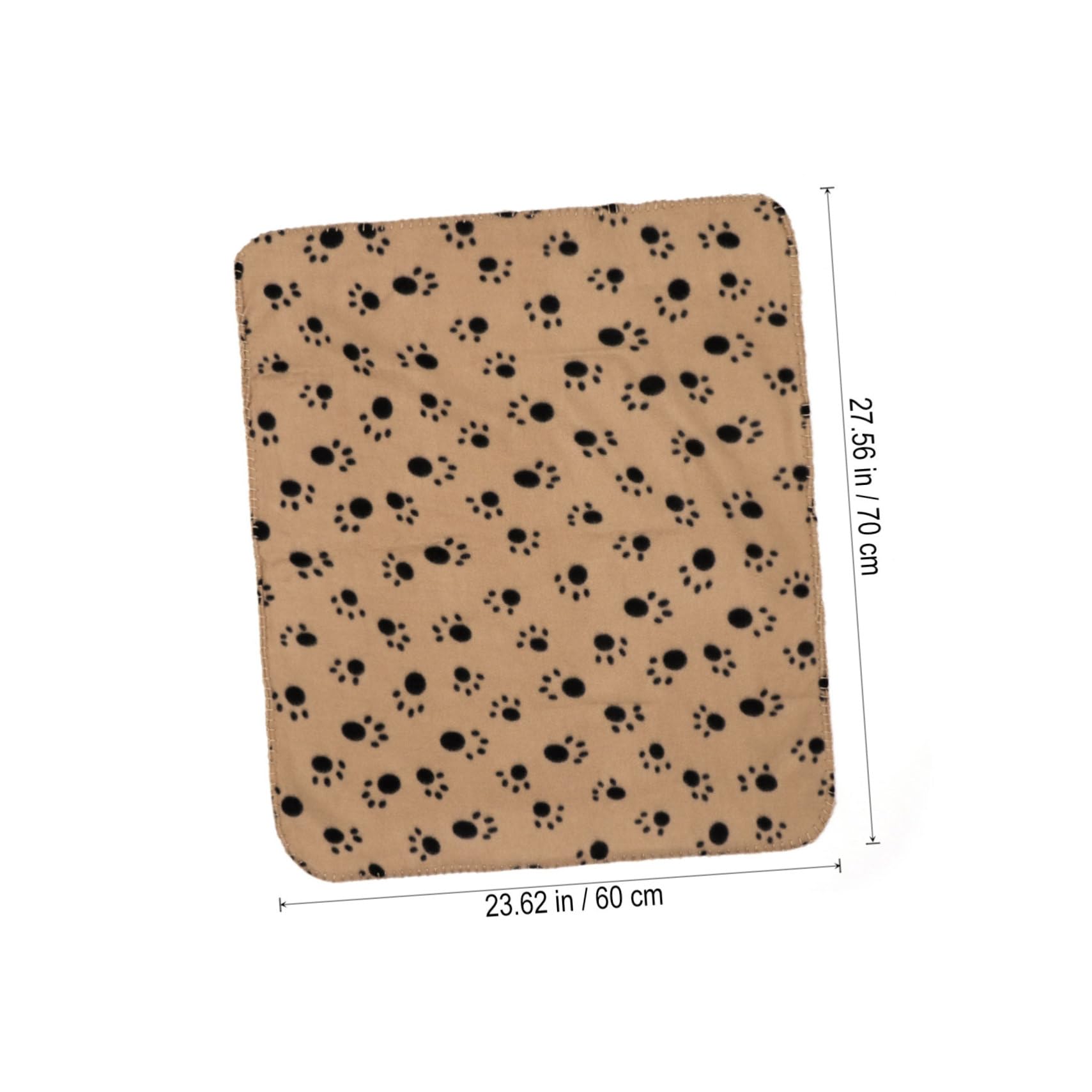 VICASKY Blanket Double Sided Fleece Animal Blanket Beige with Soft Comfortable for Dogs Cats for Beds Couches and Carriers