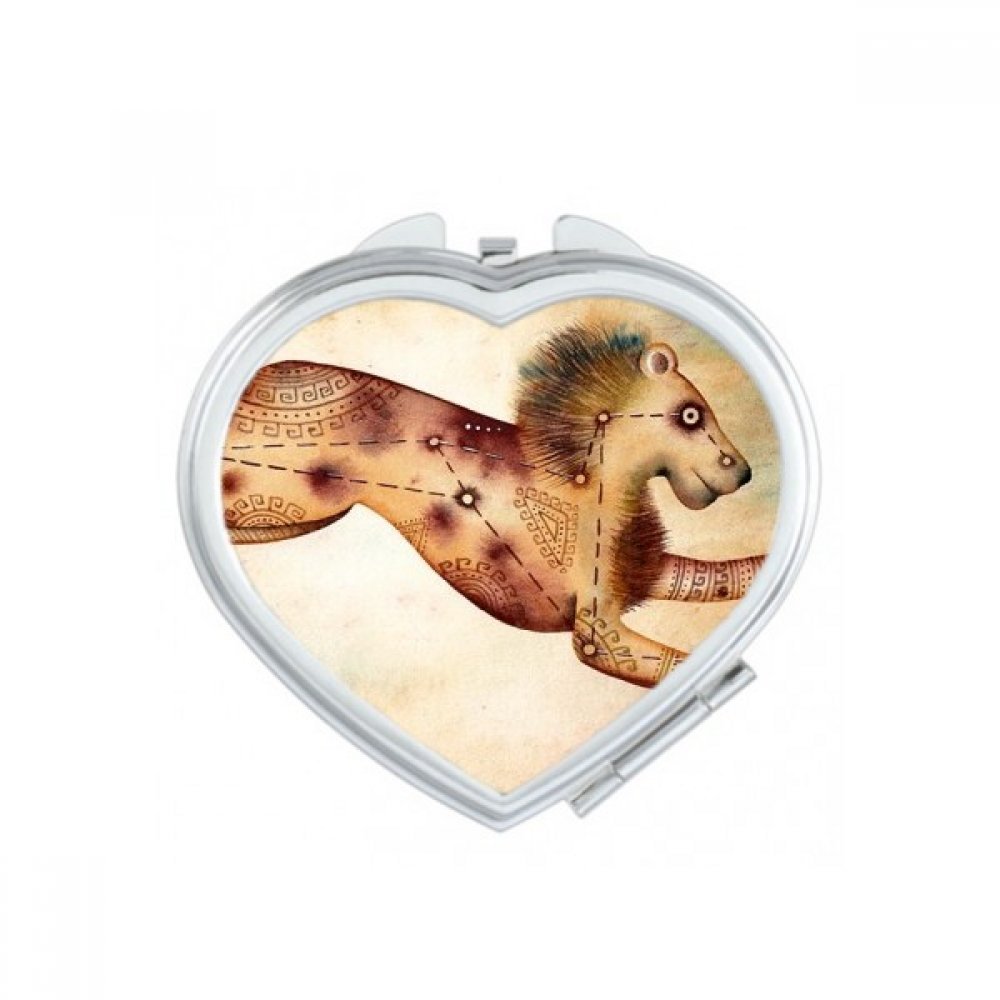 Miroir de maquillage Lion DIYthinker, petit cadeau mignon