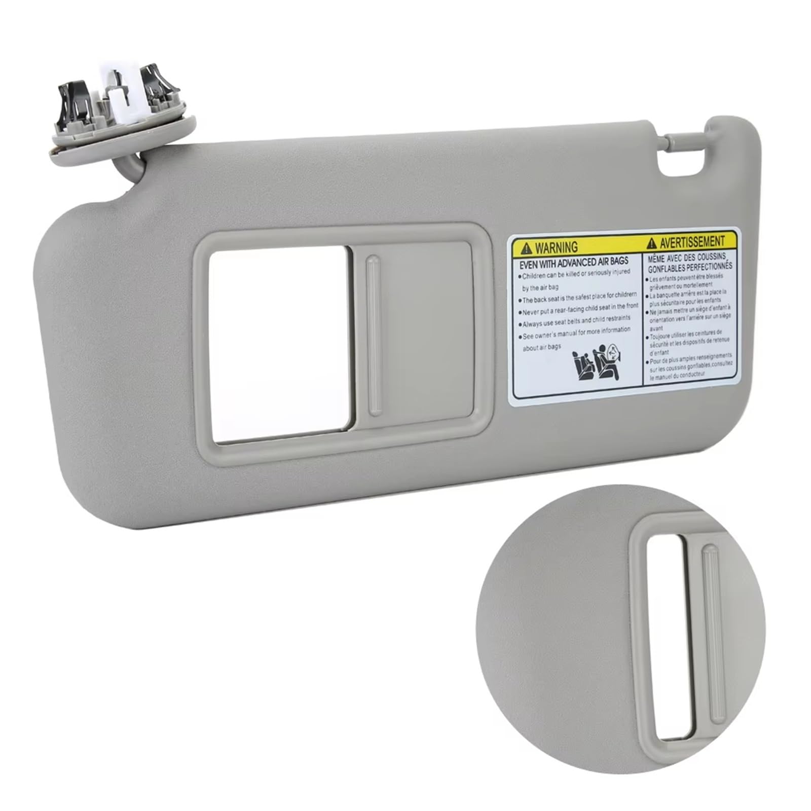 Wewnętrzna osłona przeciwsłoneczna przednia osłona przeciwsłoneczna samochodu szara strona kierowcy lewa kompatybilna z RAV4 2006-2009 74320-42501-B2, akcesoria samochodowe przeciwsłoneczne akcesoria