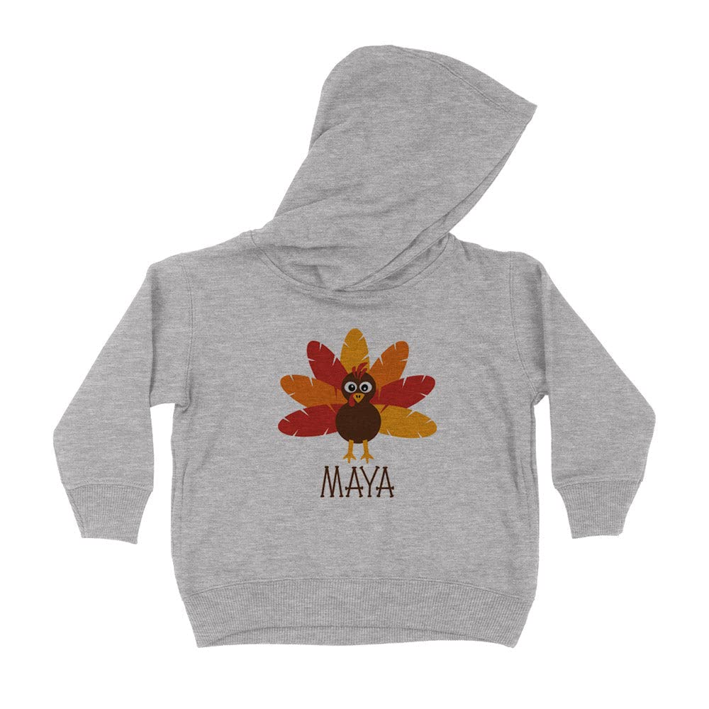 Turkey Maya Kids Hoodie Sweatshirt Toddler 5T Heather Grey
