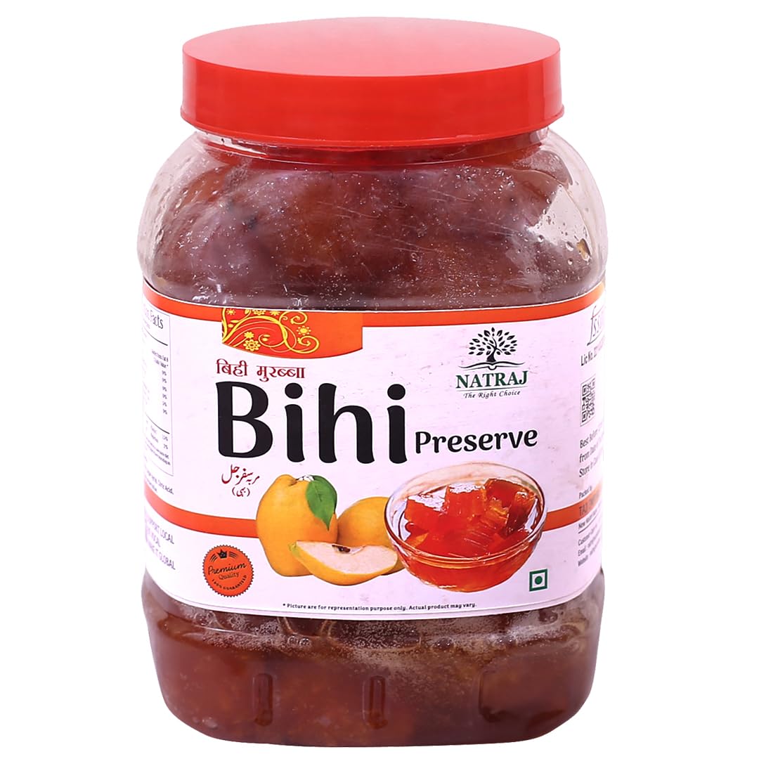 Natraj The Right Choice Homemade Taste Bihi Murabba (Quince Fruit Preserve) – 1kg of Fresh, Healthy Quince Marmalade | Behi | Bahi Murabba Rich in Flavor, Ideal for Snacks & Desserts. (B084YZFZNW) Amazon Price History, Amazon Price Tracker