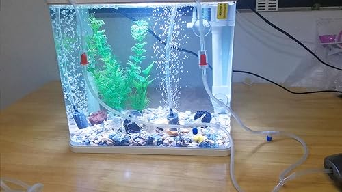 Miniatura 5 de TANOMA Accesorios para bombas de aire para acuarios contiene tubos de aerolínea, válvula de control, piedras de aire, válvulas de retención, ventosas