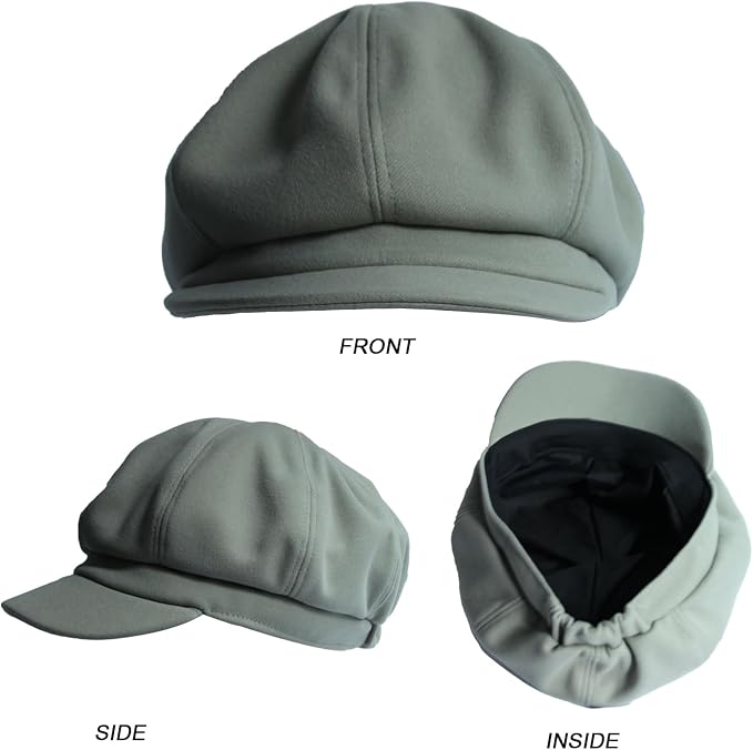 Gorro Newsboy Clásico Vintage para Mujer miniatura 6