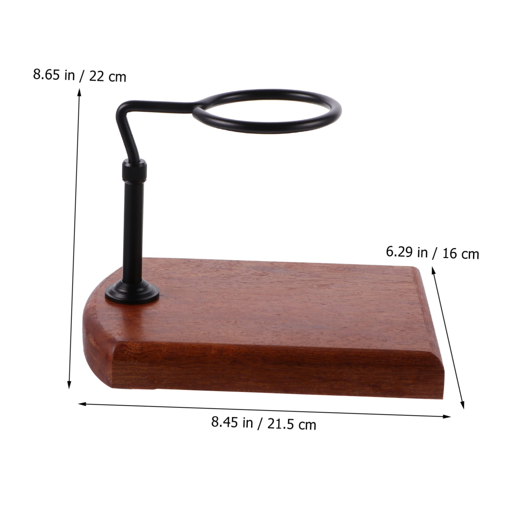 NUOBESTY Kaffeefilterhalter und Aluminium Verstellbarer Handkaffeehalter für Filterbecher Praktisches Kaffeezubehör für Handbrühung Zuhause oder Büro