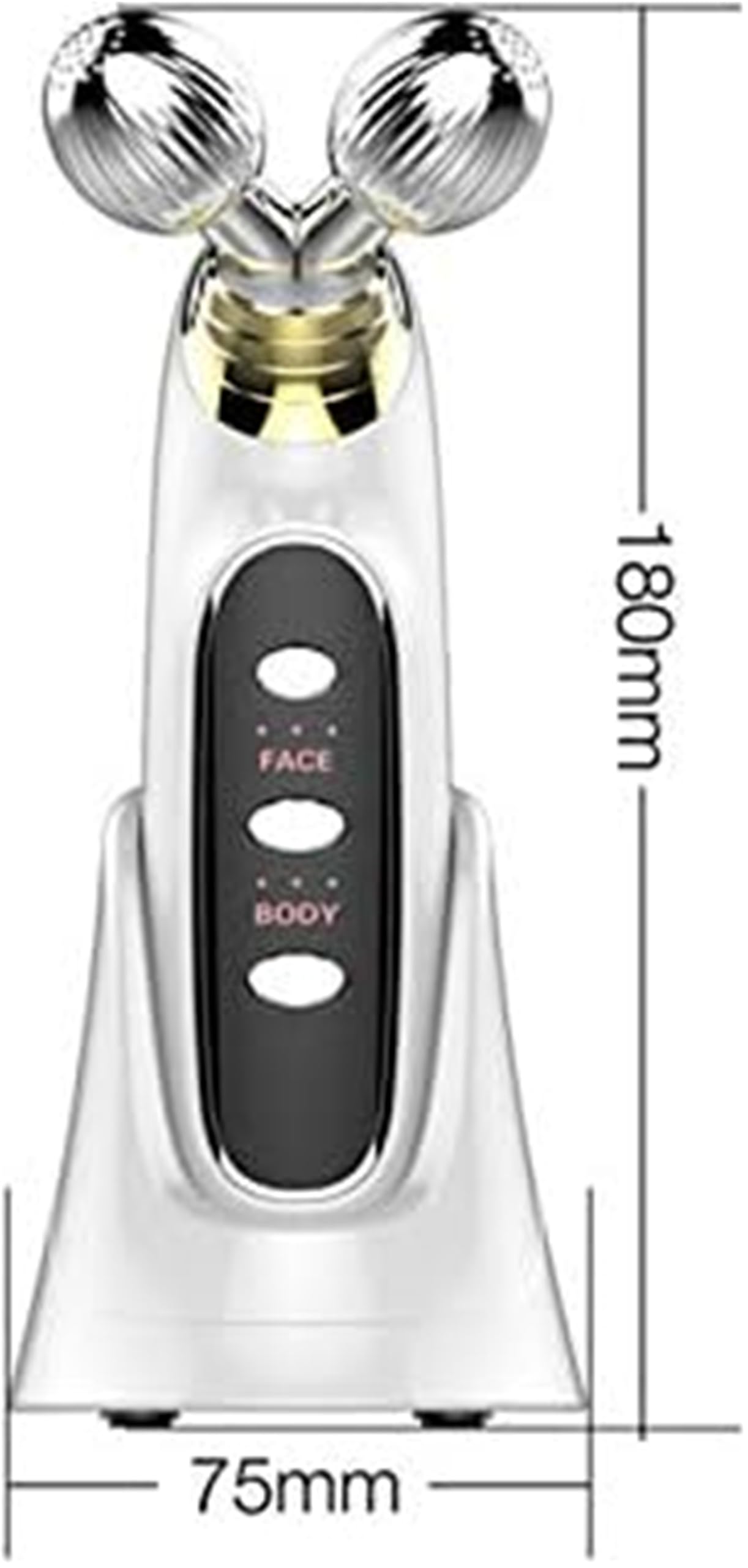Máquina de belleza reafirmante RF, Equipo de belleza para rejuvenecimiento con masaje por microcorriente de radio para rostro y cuerpo