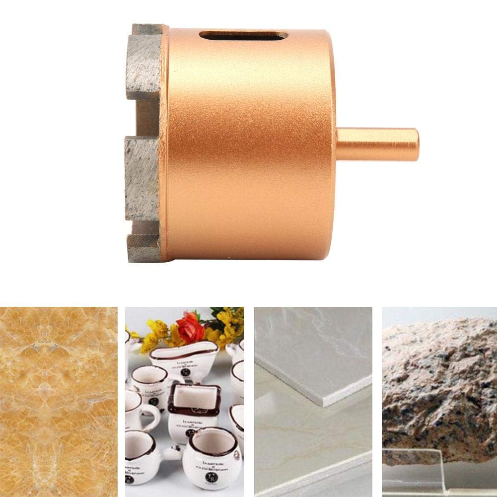 Wiertła diamentowe, 65-75mm trzpień trójkątny otwornice z rdzeniem pustym do wiercenia w płytkach, betonie, cegle, szkle, marmurze i ceramice (65mm)