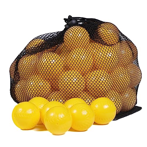Furlihong Ping Pong Size Training Balls for 692BH Baseball Pitching Machine, 60 PCS/Pack