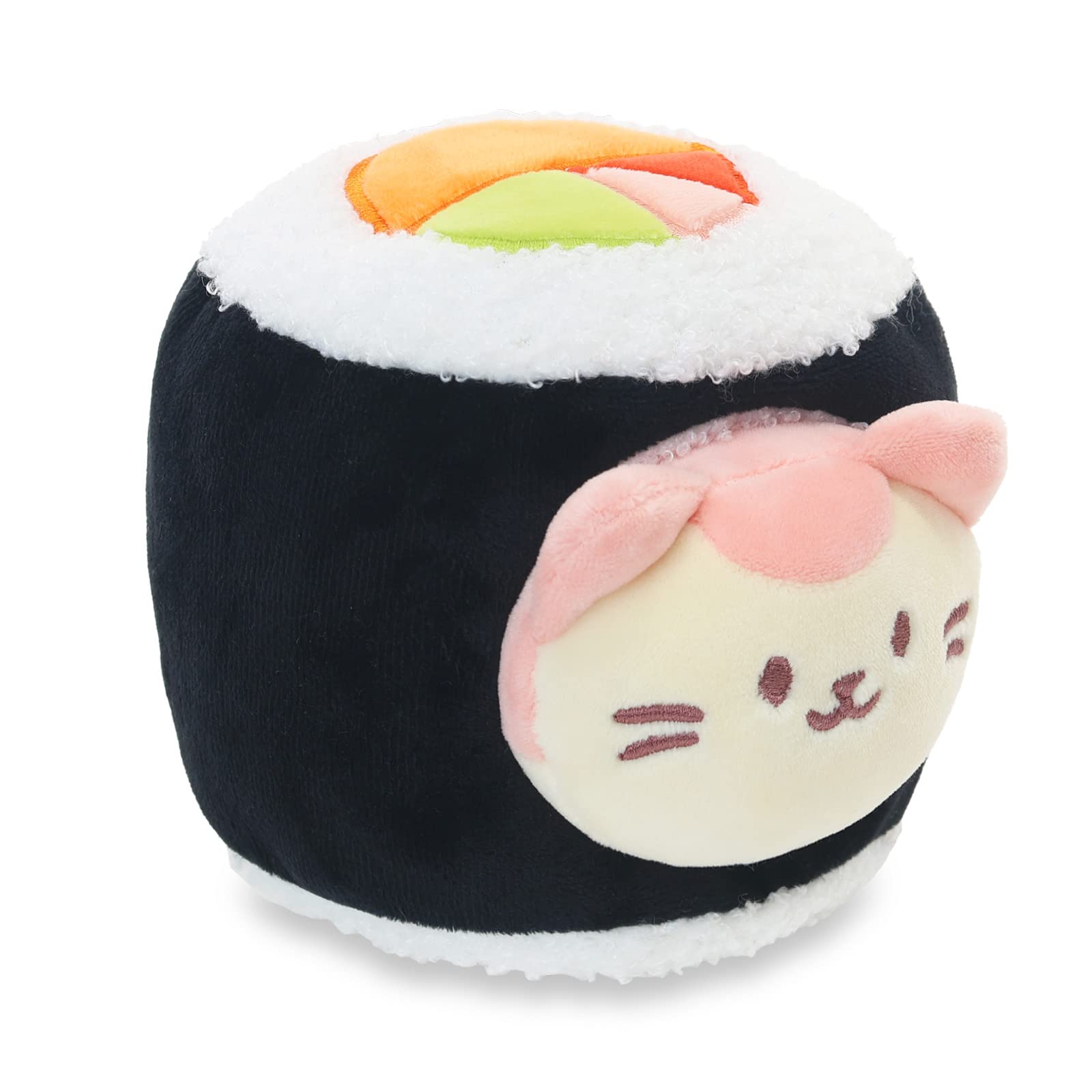 Amazon.com: Anirollz Nori Maki Roll Kittiroll Plush Pillow, Kawaii