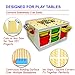 Brickyard Building Blocks Compatible with Lego Baseplate - Pack of 4 Large 10 x 10 Inch Base Plates for Toy Bricks, STEM Activities & Display Table - Sand