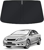 Vista 70 de KUST Parasol plegable para parabrisas para Chevrolet/Chevy Trax LS/LT/LTZA 2013-2023, accesorios para ventana, protector de visera solar, bloquea