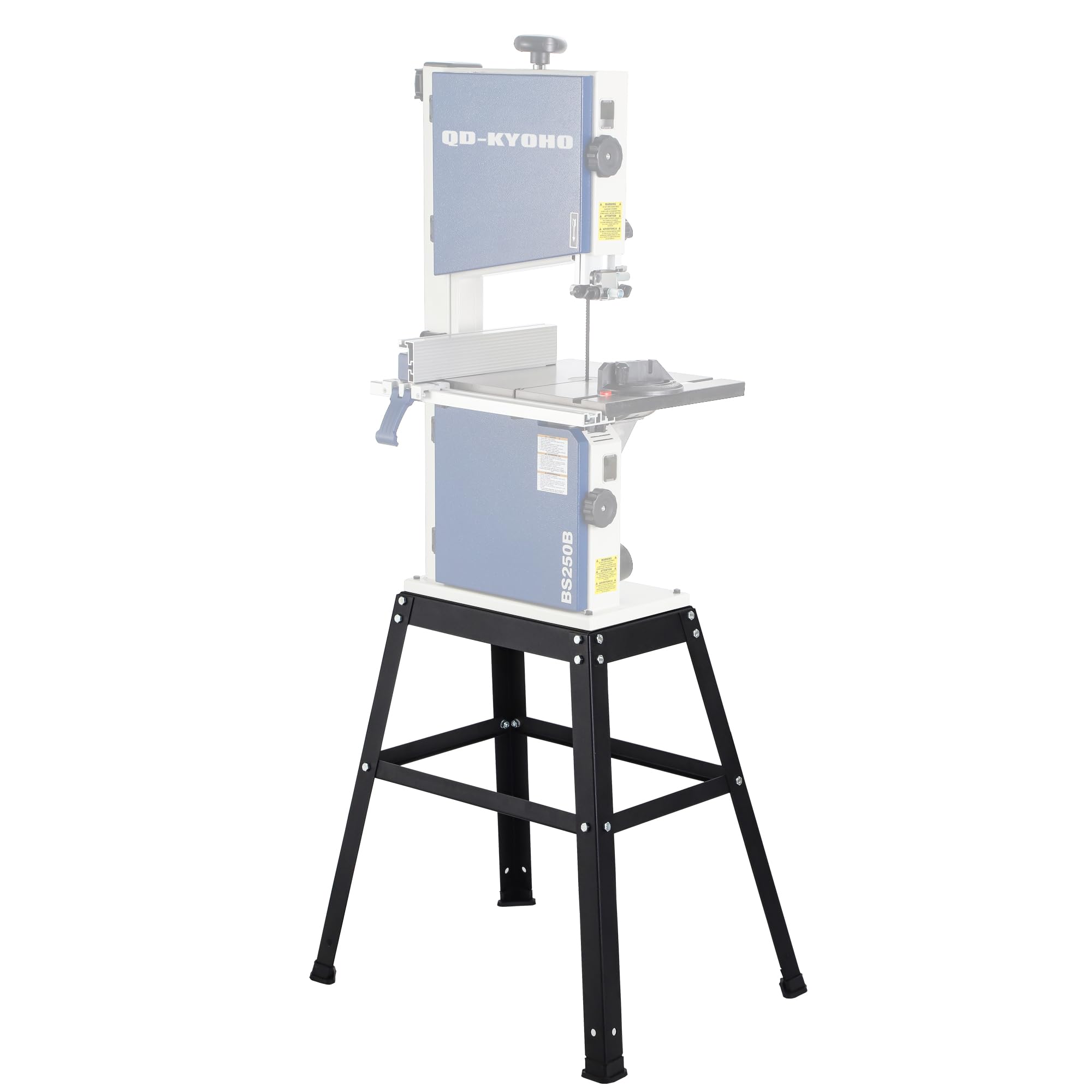 QD-KYOHO Professional Stand for 10" Band Saw – Lightweight & Durable, 12.5 lbs Heavy-Duty Steel Stand with Non-Slip Feet for Stability