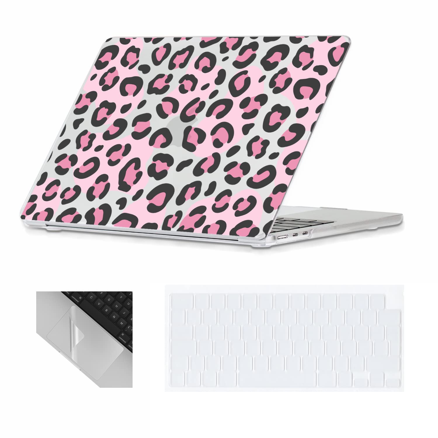 Se7enline Compatible with 13.6 MacBook Air Case M2 M3/M4 2022-2025 for Mac Air 13.6-inch A2681/A3113/A3240 Laptop Hard Shell Case with Keyboard Protective Cover & Trackpad Protector, Colorful Floret — view 10