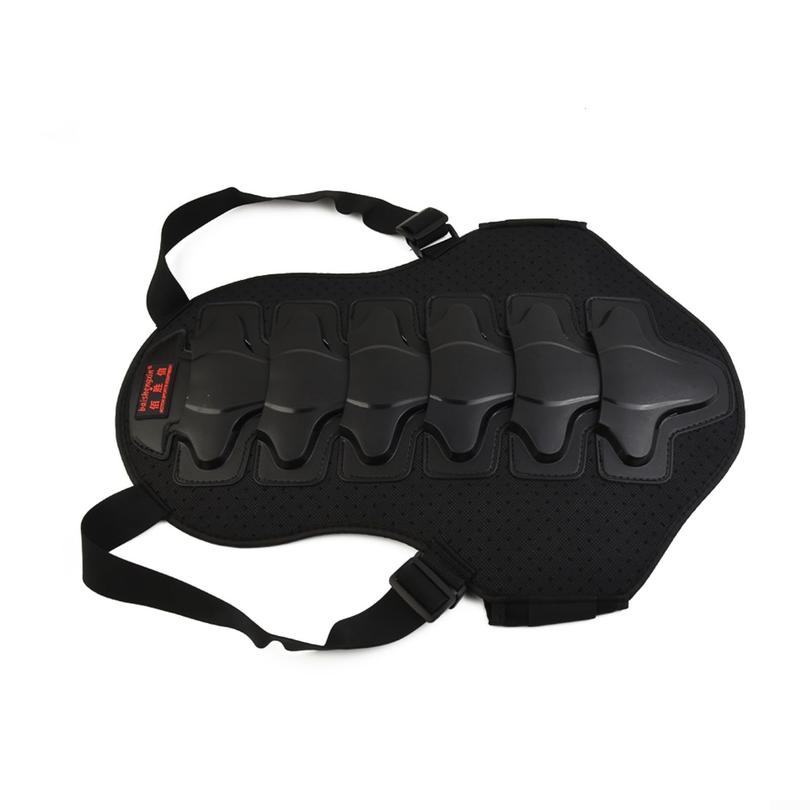 Gilet di ricambio per la schiena dell'armatura della colonna vertebrale del motociclo con schiuma EVA traspirante e cintura elastica in nylon per attrezzatura sportiva da sci da corsa