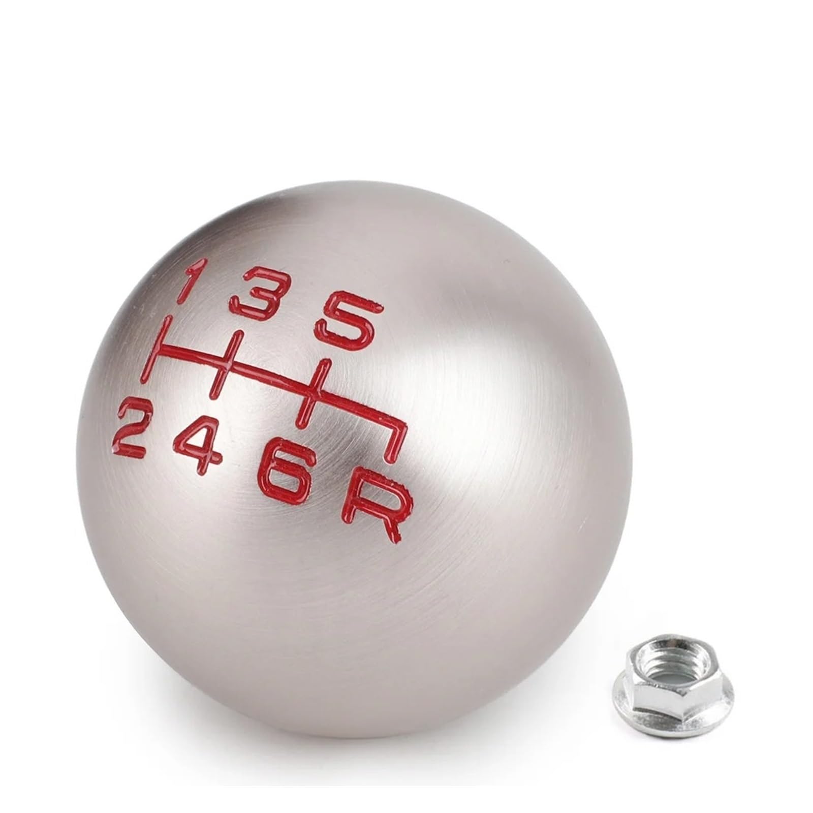 Dajmsuy 6Speed Champagne 5/6 Speed Aluminum Matte Ball Shape Shift Gear Knob M10*1.5 Car Gear Shift(6Speed Champagne)