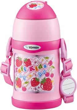 ZOJIRUSHI Canteen 2-Way Cup & Straw Stainless Steel Bottle 450ml Pink SC-ZT45-PA | SC-ZT45-PA
