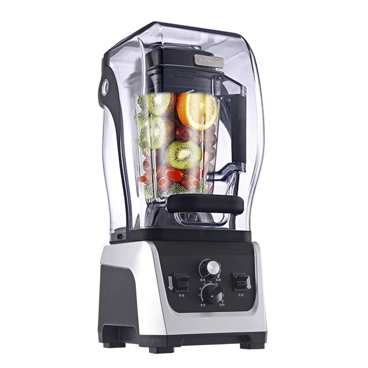 Countertop Blenders for Kitchen with Silent Cover 2L Juicer Machine for Rice Paste timed 2300W High Power for