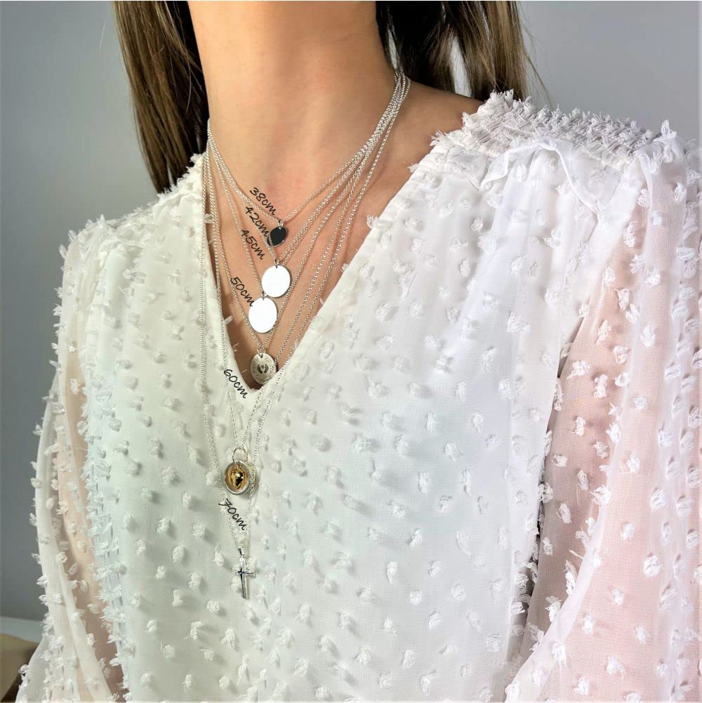 Taufkette Mädchen mit Gravur Namenskette Taufe Silber Taufschmuck Engel Taufgeschenk Geburt Kette Schutzengel Baby Heilige Taufe | HANDMADE IN GERMANY