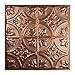Great Lakes Tin Jamestown Vintage Bronze Lay-in Ceiling Tiles - Package of Five 2ft x 2ft Panels - Choose from 11 Styles - Perfect for DIY and Home Renovation Projects - Easy to Install