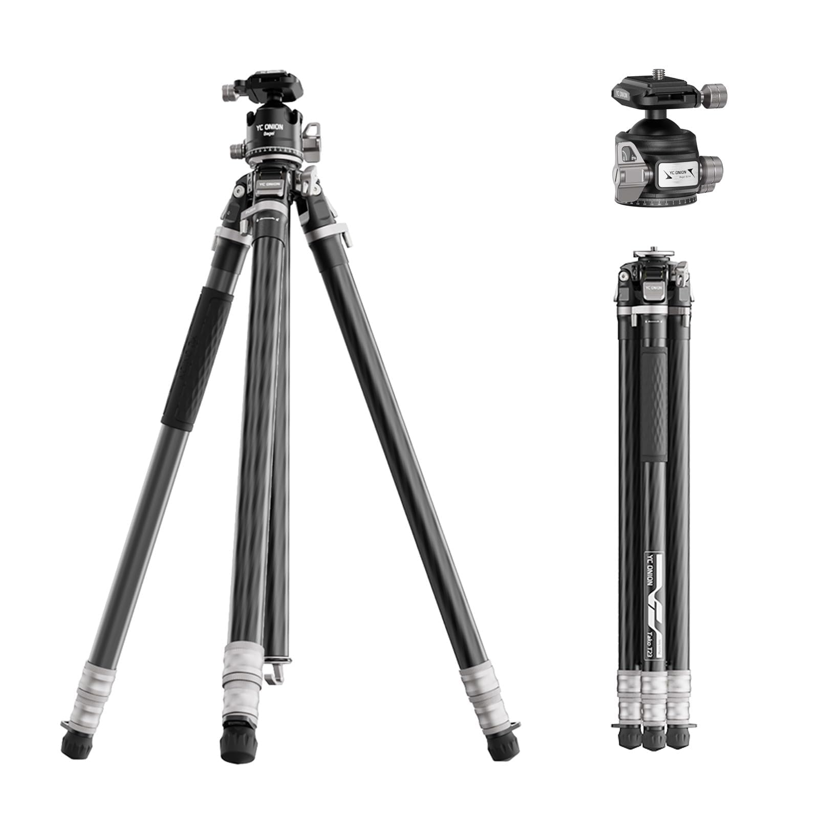 Amazon.com : YC Onion Tako T23 Carbon Fiber Tripod with BC44 Ball