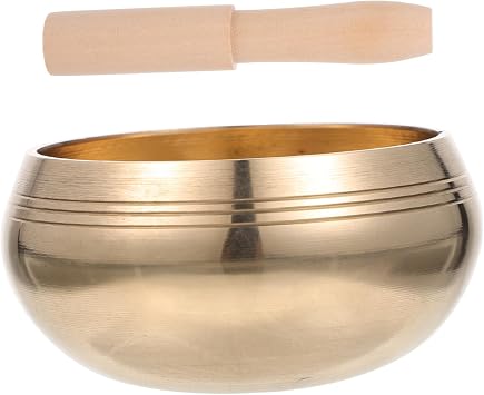 Unique Yoga Gifts Handmade Tibetan Singing Bowl Mallet for Meditation Stress Relief Chakra Balancing