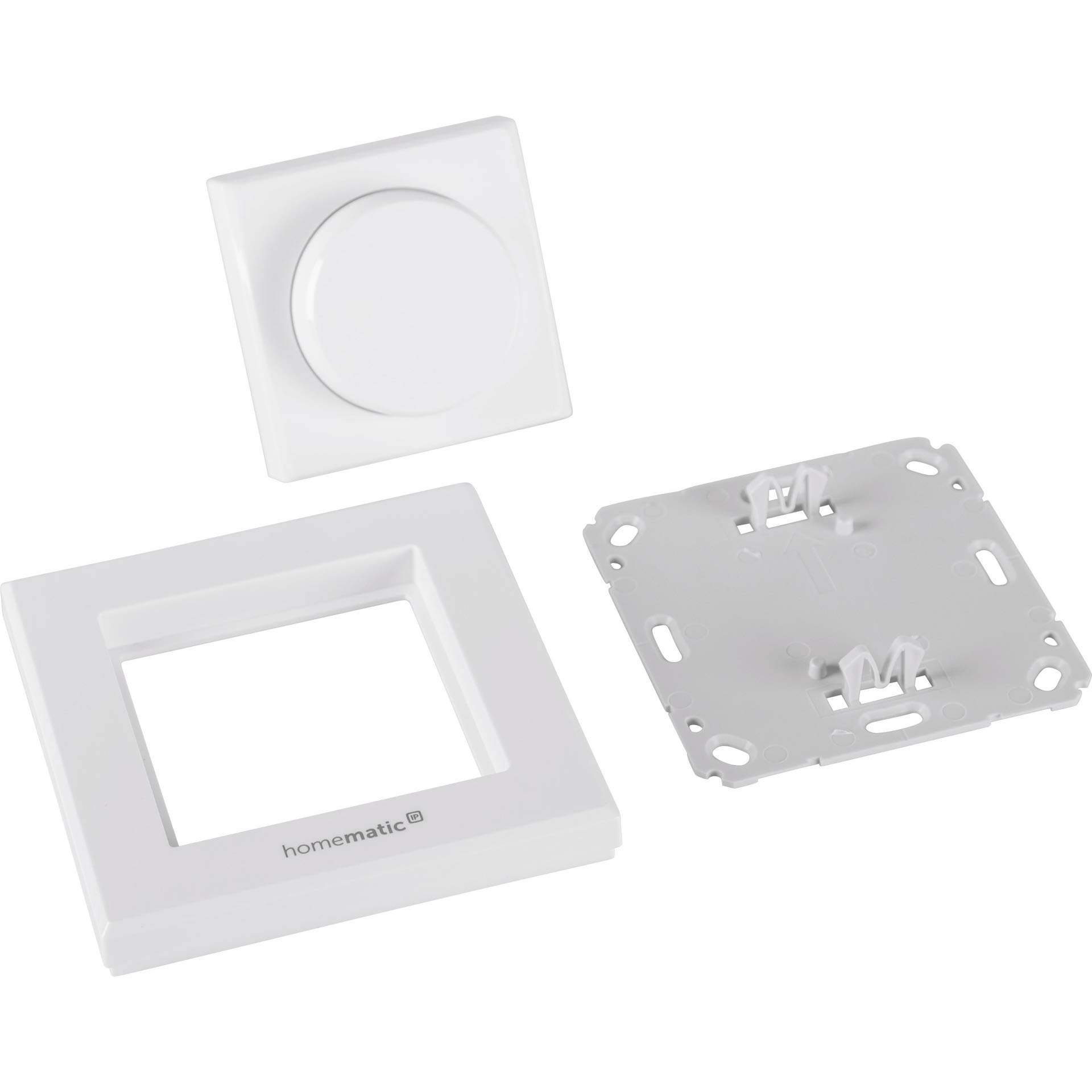 Homematic IP Smart Home 154888A0 - Interruptor Giratorio para Atenuación Con Regulador de Intensidad, Universal, Inalámbrico