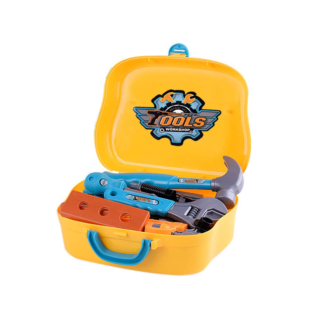 Hot ️ Building Tool Set for Kids 14 Pcs Kids Fun Pretend Repairing