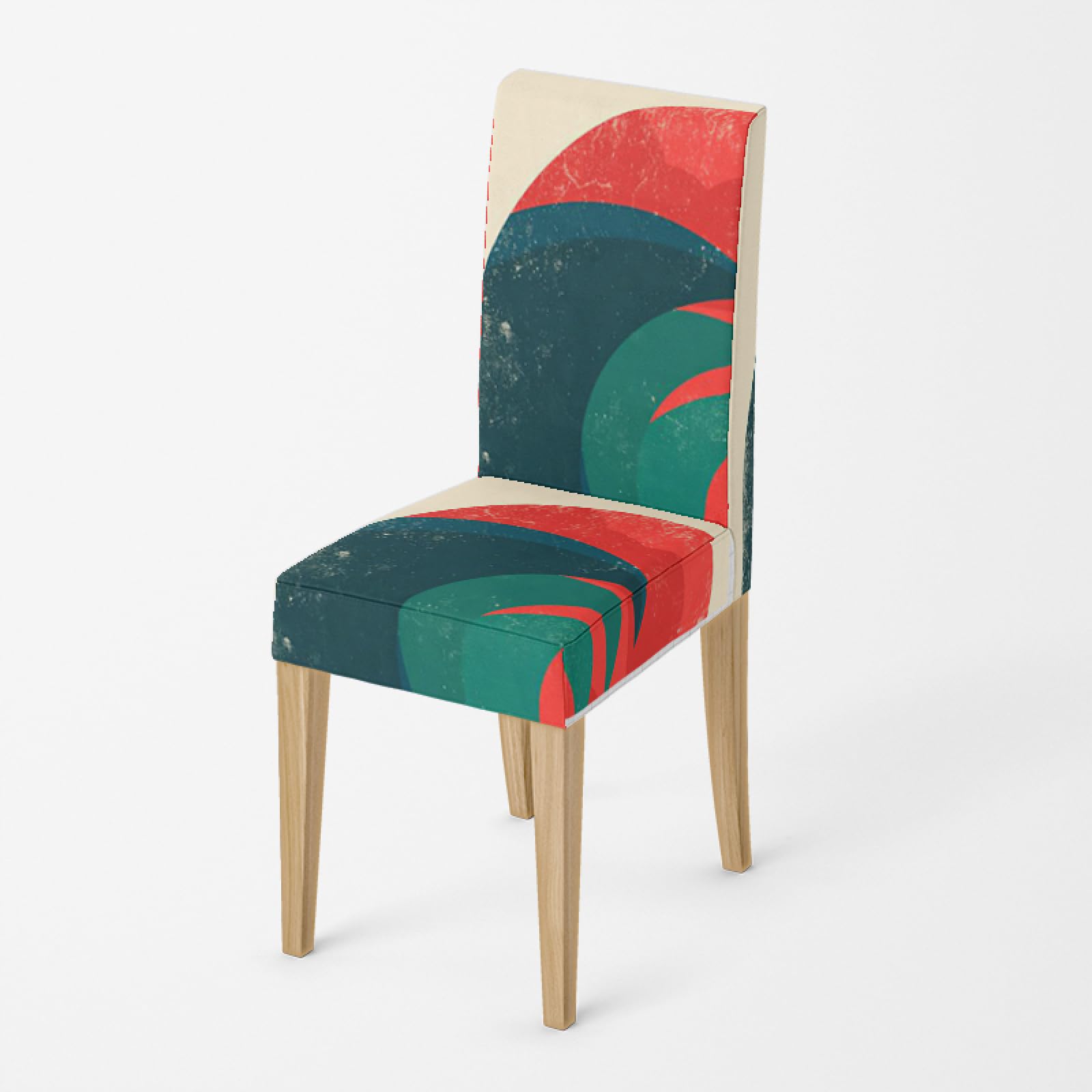 Coprisedie con Schienale 6 Pezzi ElasticizzatoVerde Arancione Estraibile Lavabile Elastica Coprisedie con Schienale, Resistente e Facile da Pulire, per Sala da Pranzo, Hotel, Ristorante, Banchetti