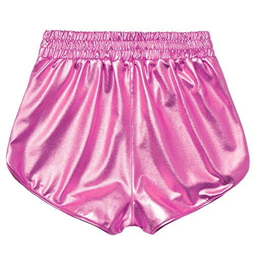 Image of Perfashion Girls Metallic Shorts Sparkly Shiny Hot Pants Gold /Silver /Pink Outfit