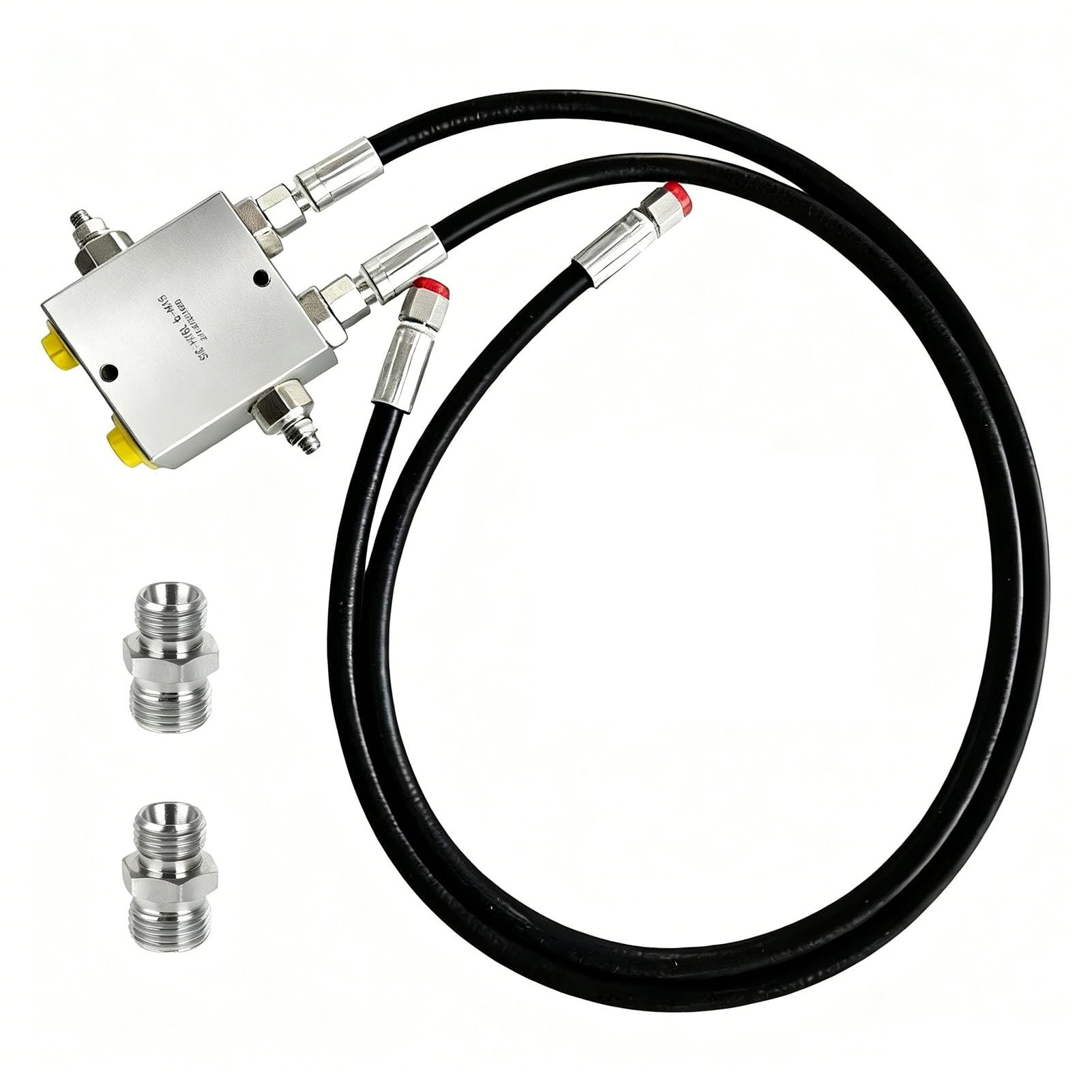 Generic Hydraulischer Kissenventilsatz für Minibagger mit Robuster Konstruktion aus Legiertem Stahl und 120-cm-Schlauch