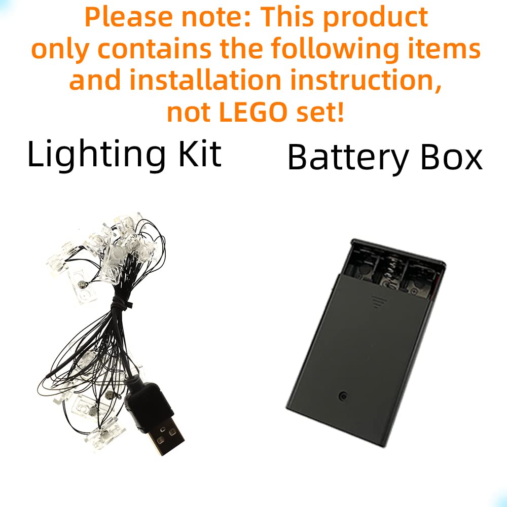 GEAMENT LED Light Kit Compatible with LEGO Christmas Tree - Lighting Set for 40573 Model (Building Set Not Included) - Image 3