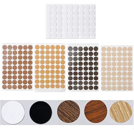 KLYNGTSK 5 Blatt Selbstklebende Schraubenloch Aufkleber Möbel