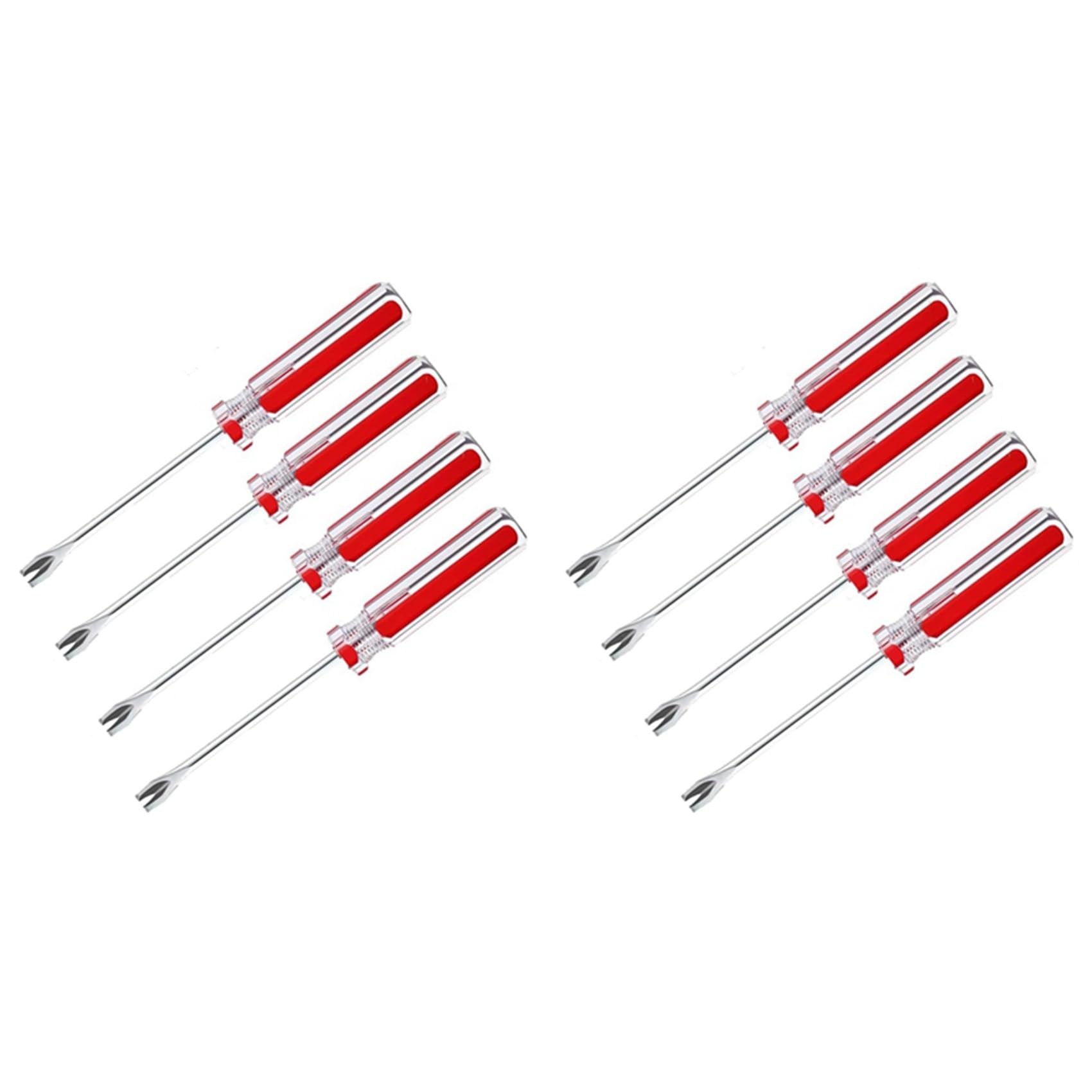 Jnchdghwa As Shown 8 Pack Tack Lifter Tack Puller Nail Puller, U Tip Nail Staple Rivet Staple Puller Staple Remover Tool