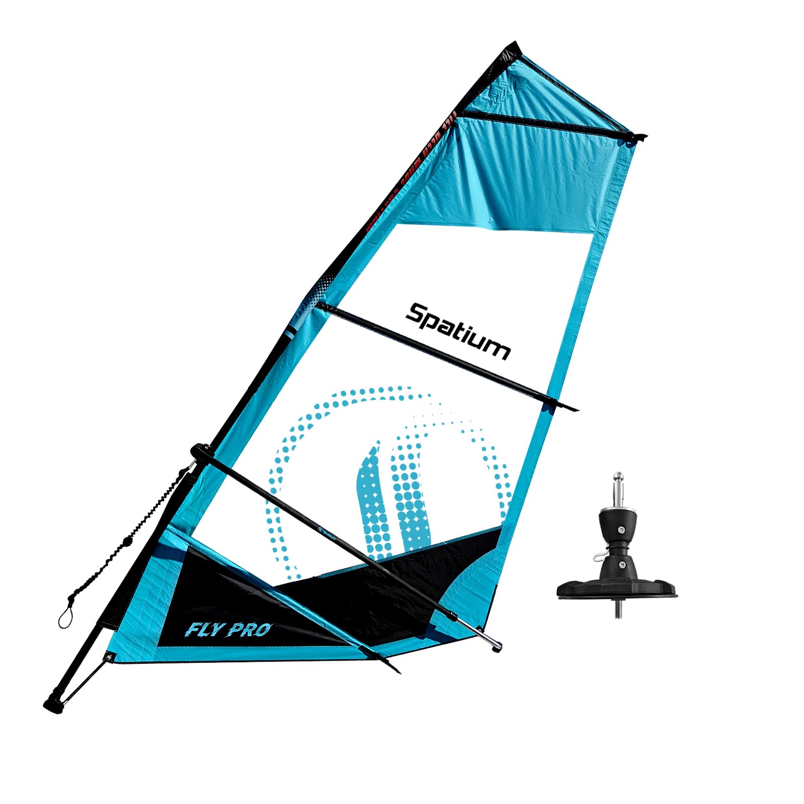 OTELETE Windsurfing Sail with Inflatable Surfing Boards SUP Windsurf Paddle Board SUP Windsurfer Inflatable Windsurf Sail 4m²/5m²/6m² Inflatable