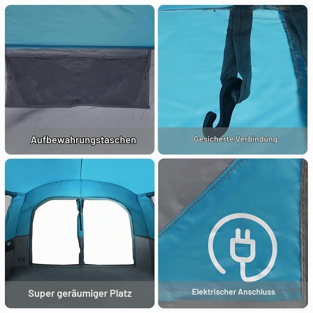 vidaXL Autozelt Kofferraum Zelt Campingzelt Reisezelt 4 Personen Wasserdicht
