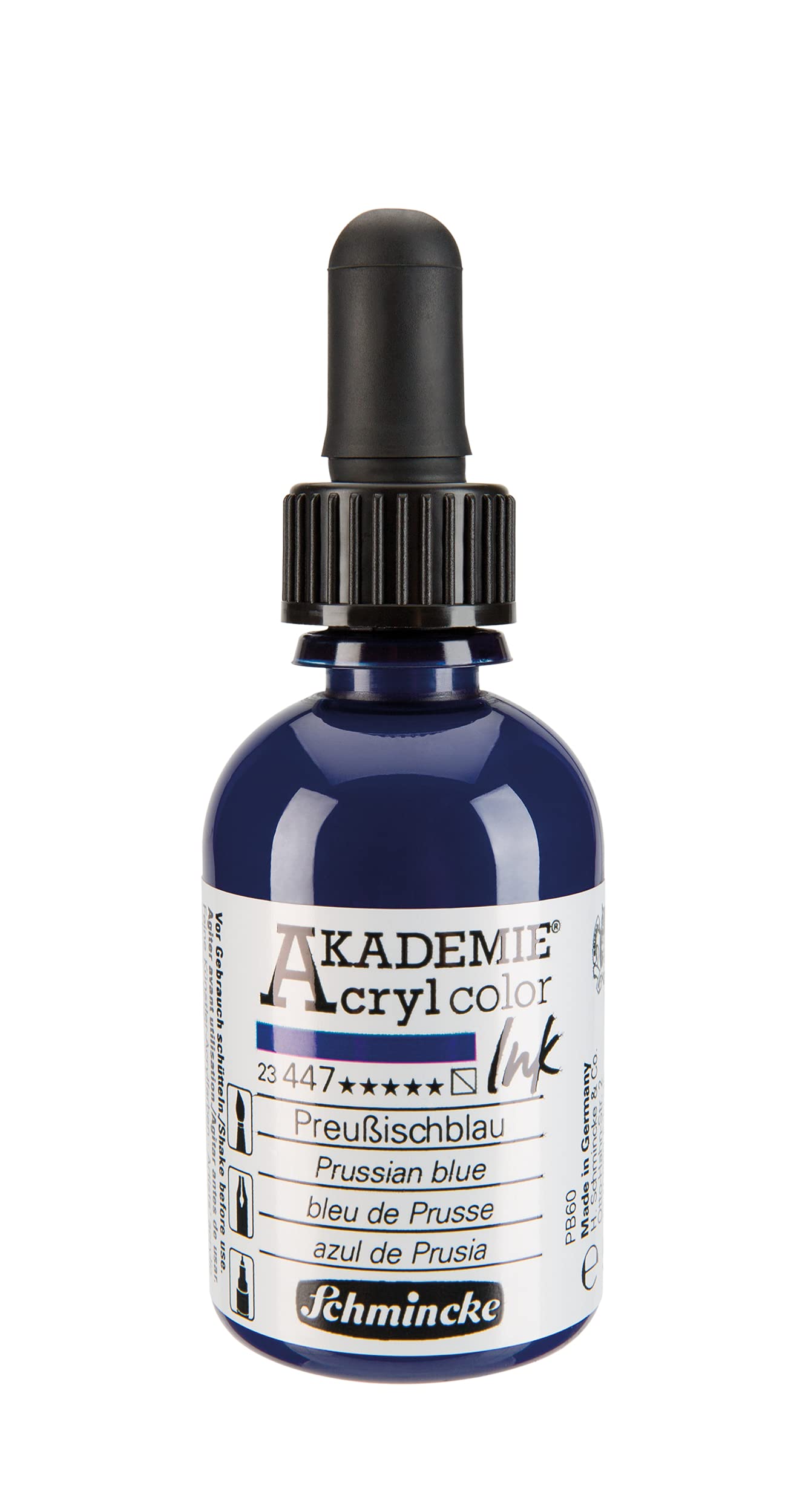 Schmincke Akademie Akrilik Mürekkep 50 ml 447 Prussian Blue