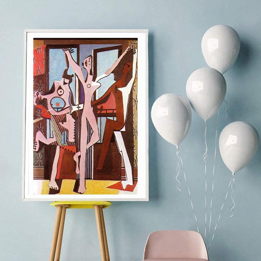 Amazon｜Picassoピカソ絵画インテリア三人の踊り子絵画