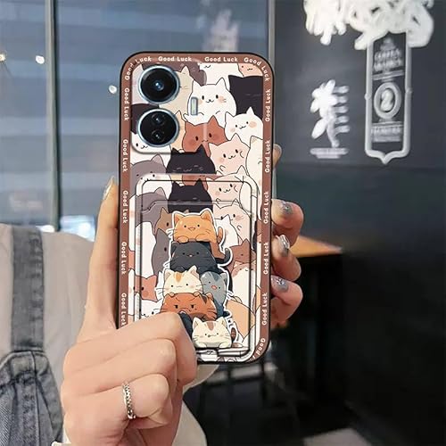 Lulumi-Phone Case For VIVO T1 4G 44W/IQOO Z6 44W, Cover Silicone cell phone cover mobile case Dirt-resistant Shockproof mobile p