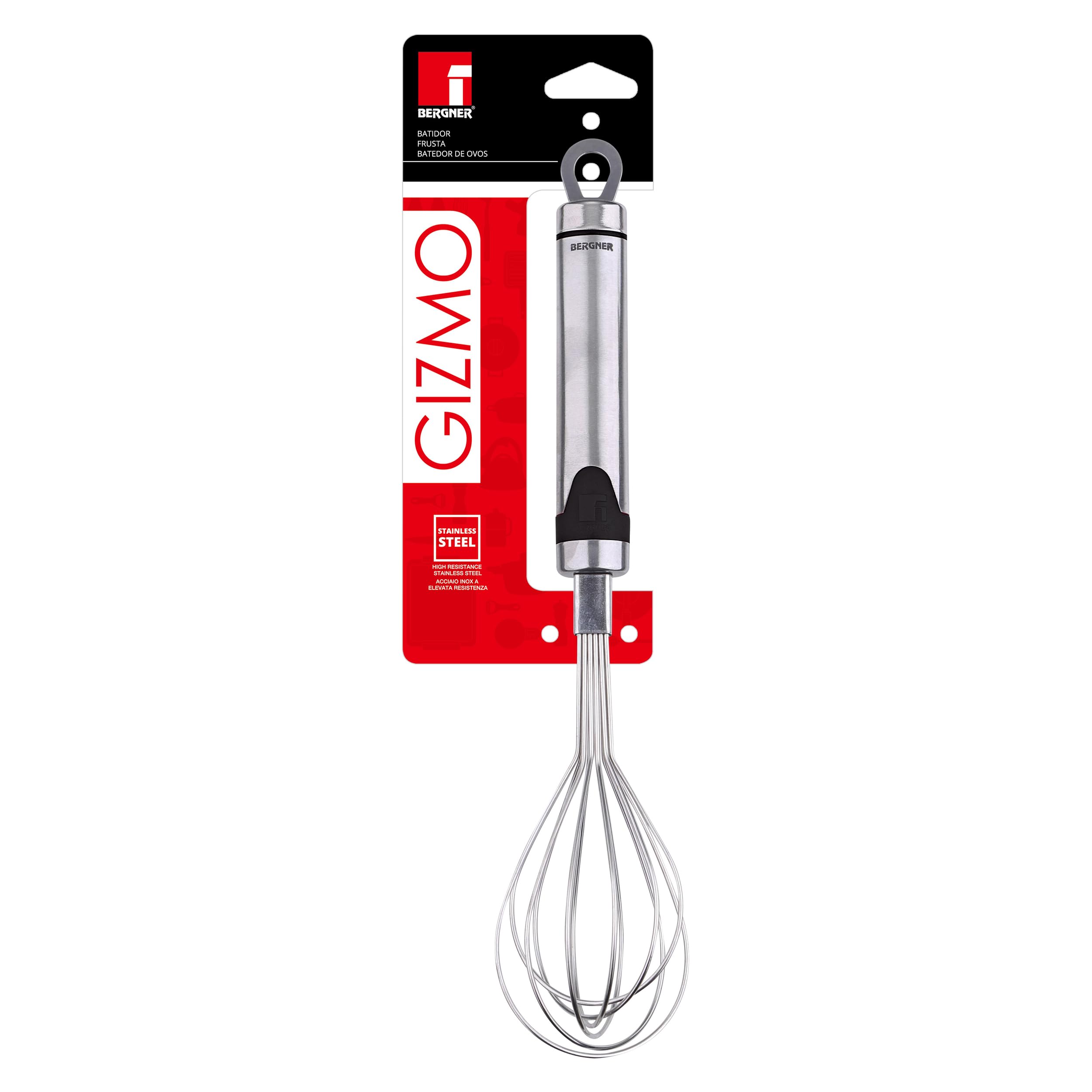 Bergner Gizmo - Batteurs manuels et fouets acier inoxydable inox 25 cm