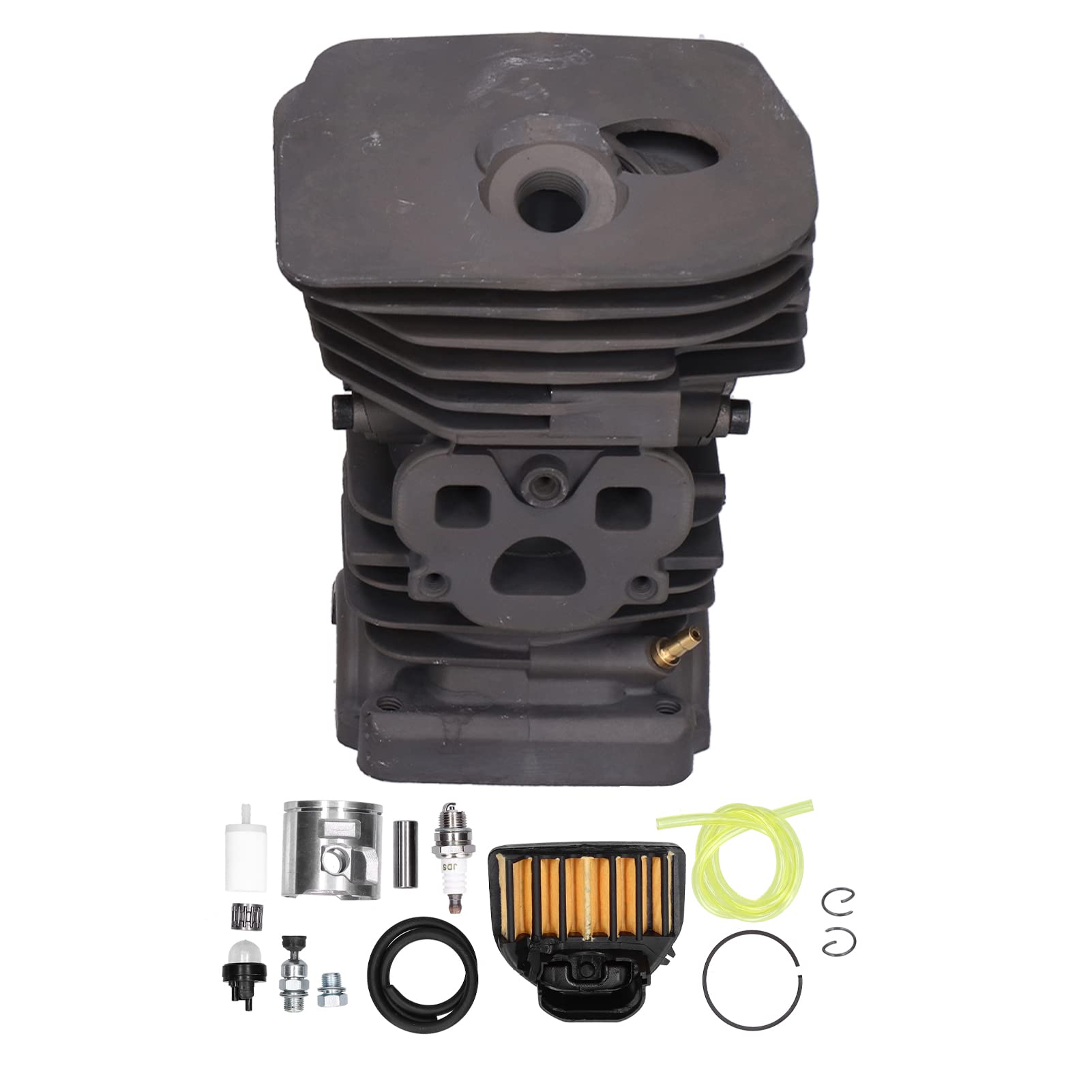 Reemplazo de la válvula de Alivio del Filtro de Aire del pistón del Cilindro de la Motosierra de 47mm para Husqvarna 455 460
