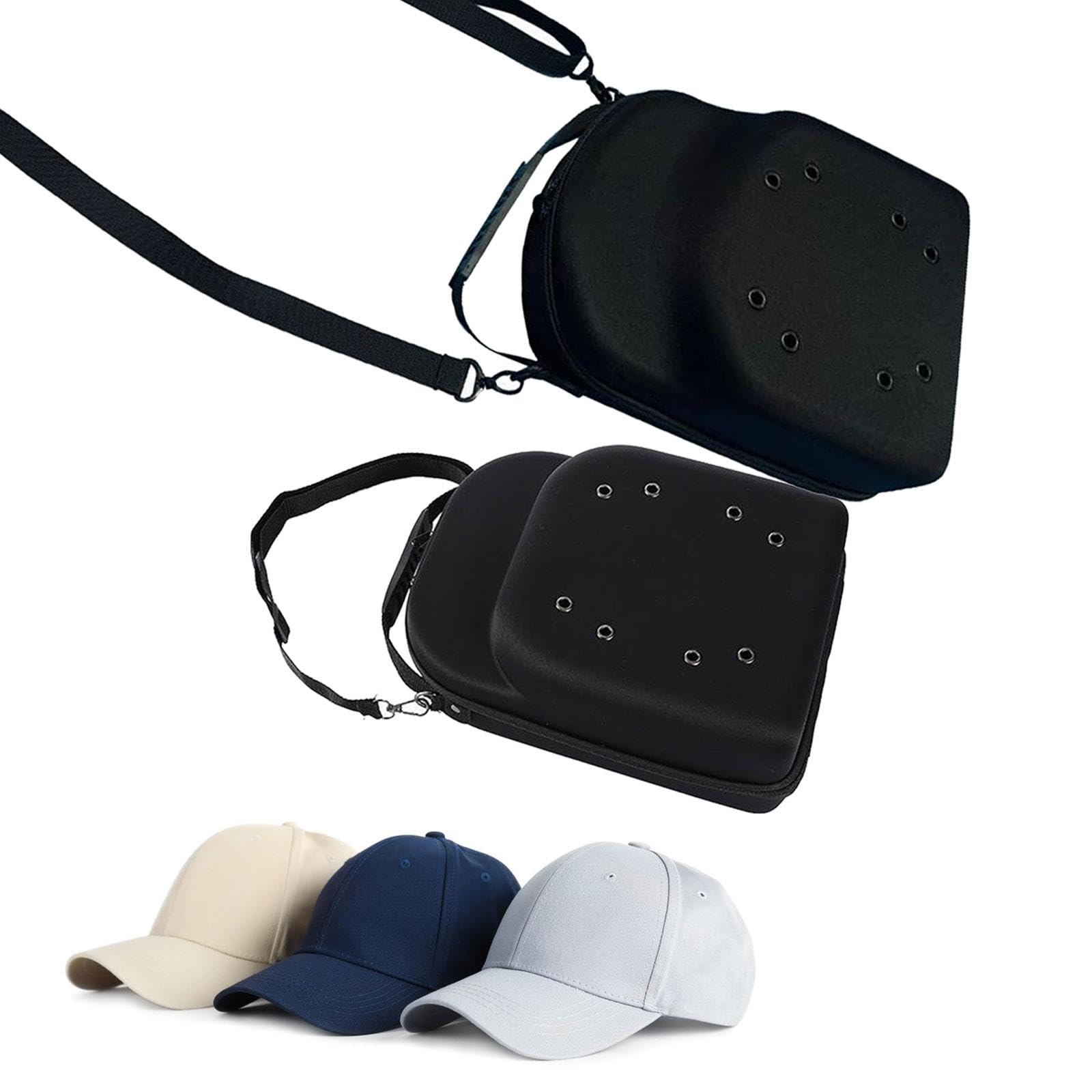 CALANDIS® Hat Cap Travel Case Breathable Portable Peaked Hat Storage Box for Home L (B0CV18F164) Amazon Price History, Amazon Price Tracker