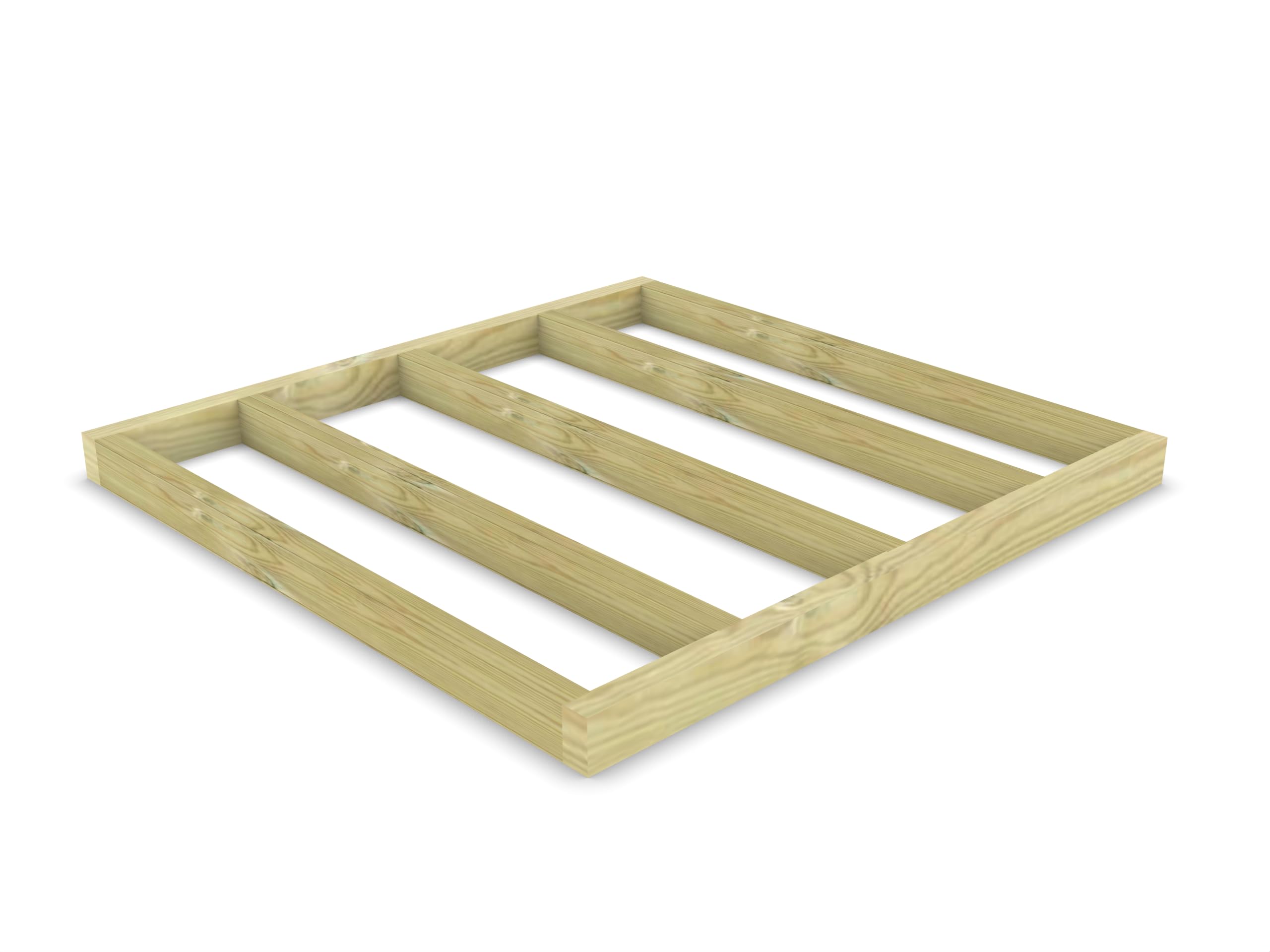 Arbor Garden Solutions Wooden shed bases 7x7 (W-212cm x D-206cm) (2x6 (38mm x 138mm))