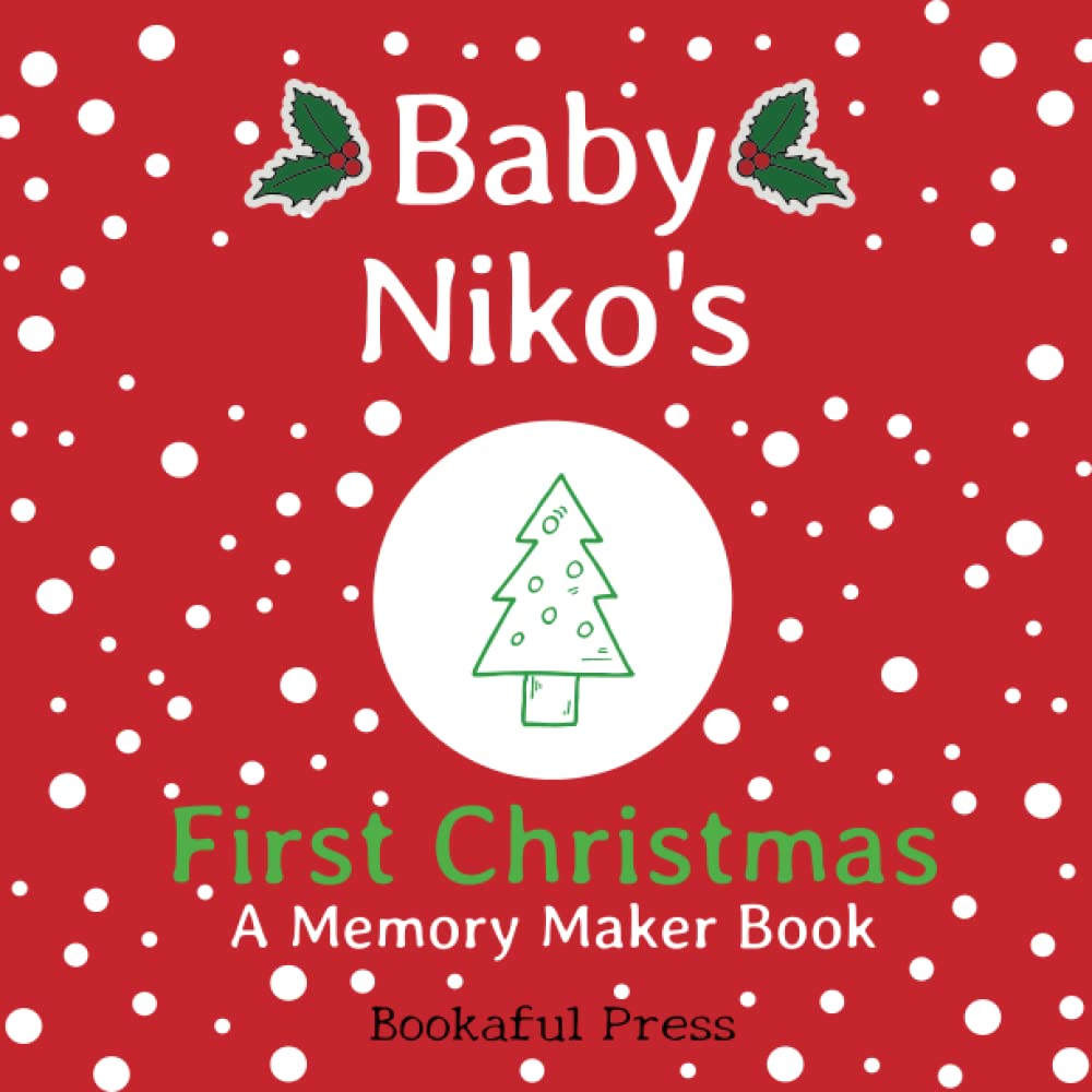 Baby Niko's First Christmas: "A DIY Christmas Memory Maker Book"
