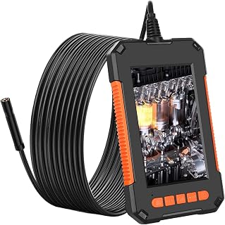 KKcare Endoscópio portátil da tela 1080P IP67 do LCD da cor de 4,3 polegadas Endoscópios Home industriais com 8 diodos emissores de luz 8mm Diâmetro da câmera