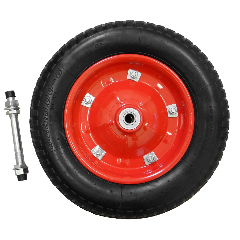 t様用専用 Amazon.co.jp: ミナトワークス 一輪車用 空気入りタイヤ (赤/13