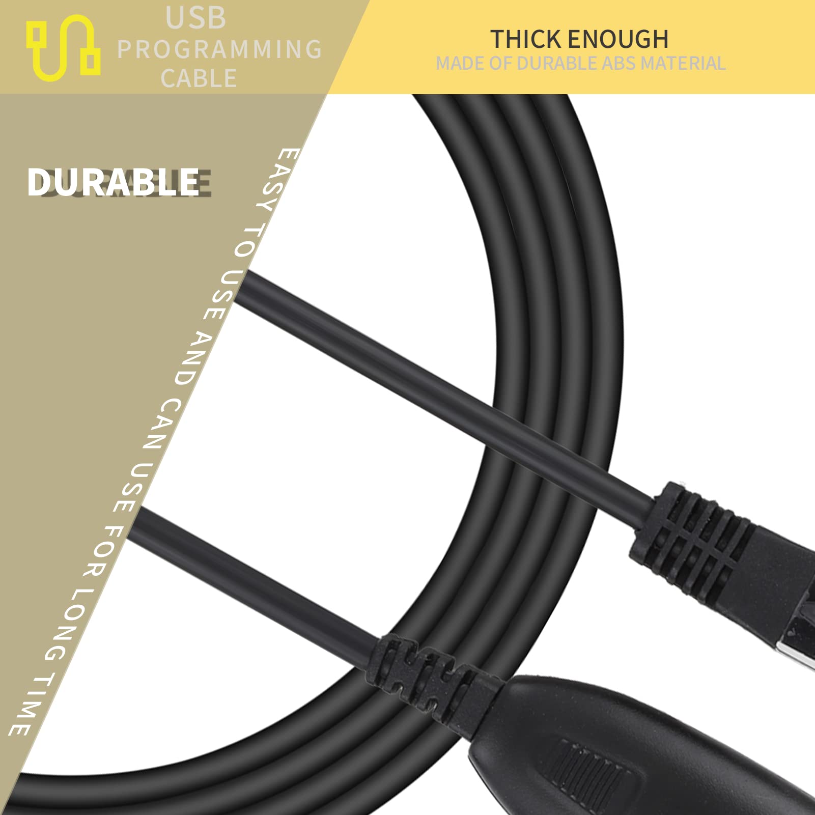 Walkie Talkie 8?Pin USB Programming Cable For BAOJIE BJ?218 Write...