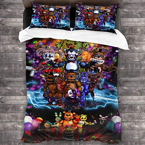Cartoon 3D Bedding Set Duvet Cover Set Cartoon 3 Pieces Bed Set For Kids Boys Girls Quilt Comfoter Cover 86 X 70 In Bed Sheet Set #TOP13