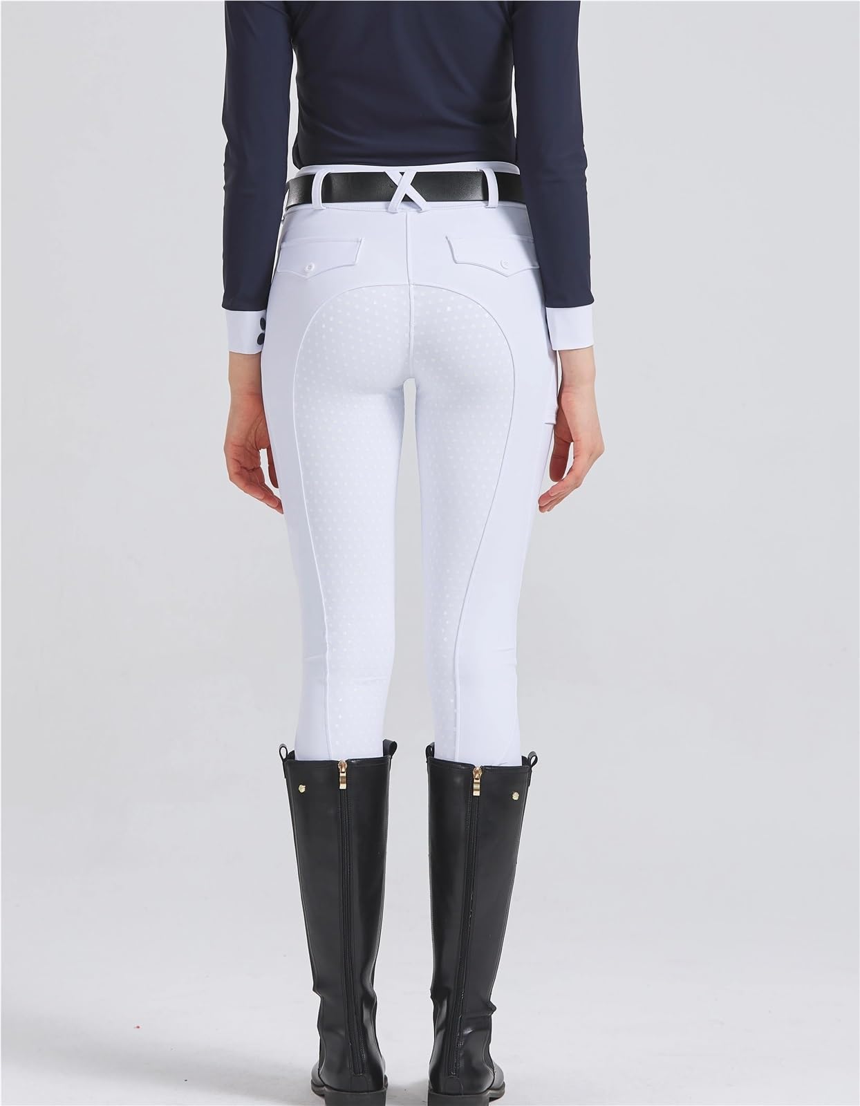 Mallas De EquitacióN Pantalones de equitación silicona antideslizantes, secado rápido y ajustados, for exámenes ecuestres